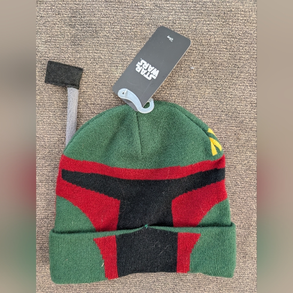 Star Wars Boba Fett Cuff Beanie NWT